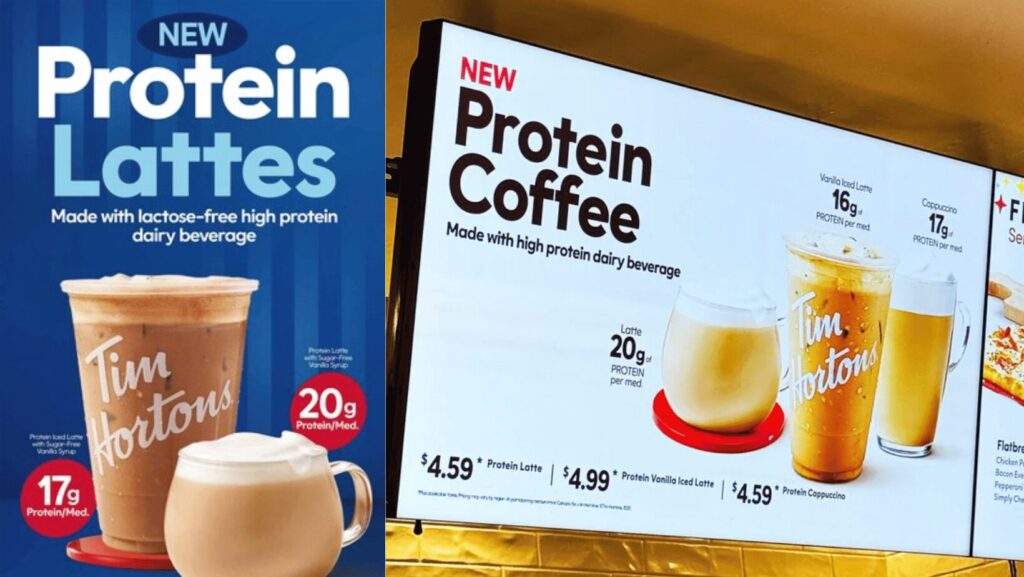 tim hortons protein coffee