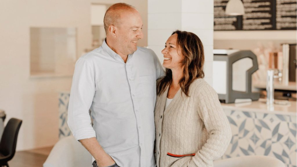 Lou and Julie Rubin, co-owners of Hometown Coffee & Juice