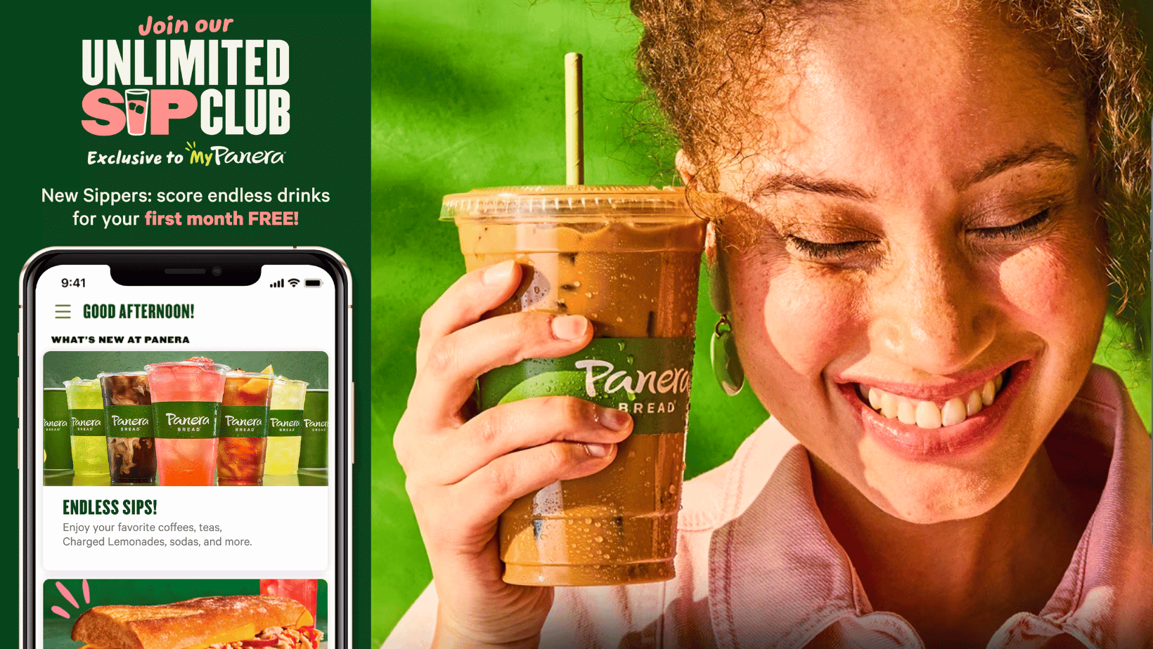 Panera Bread's Unlimited Sip Club subscription